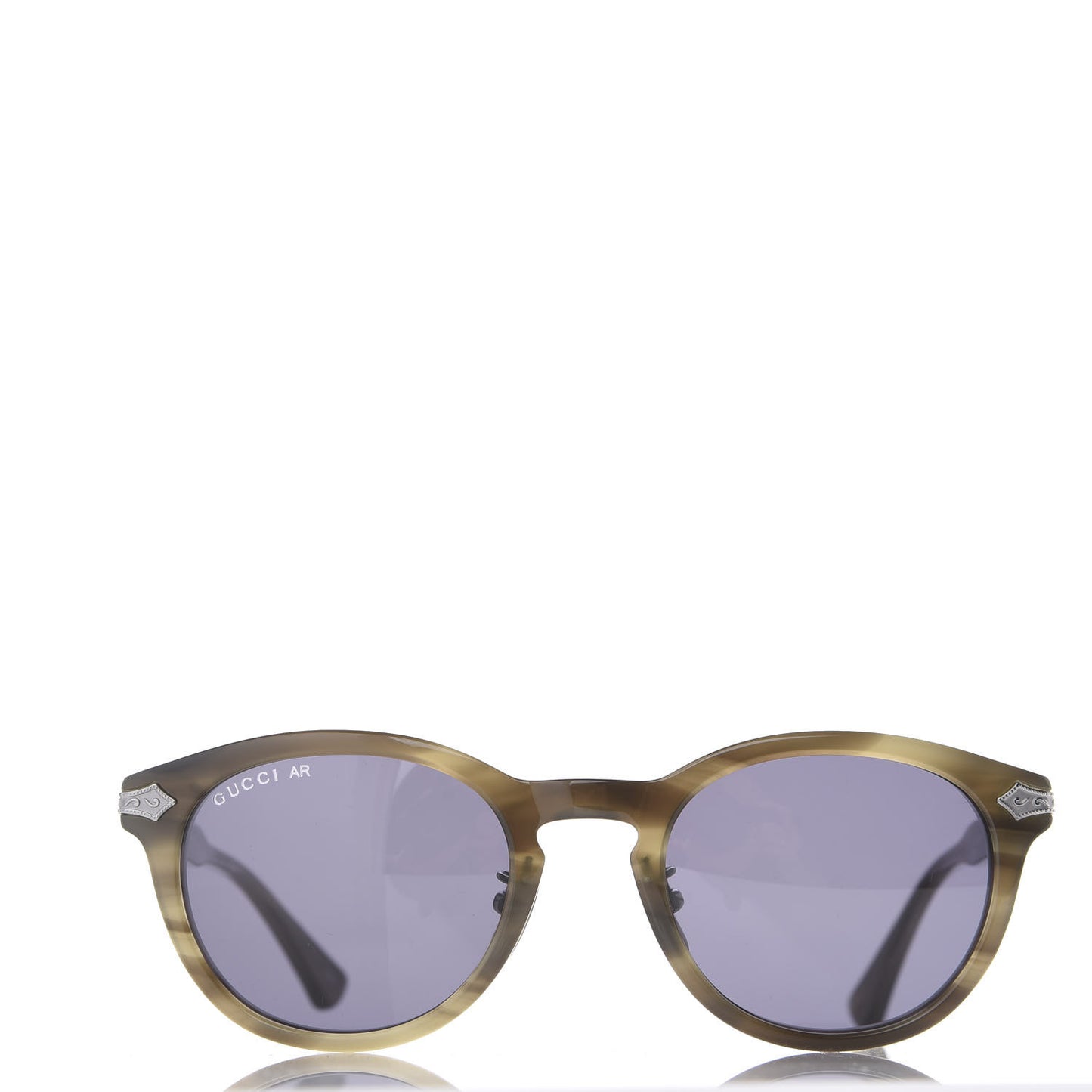 Acetate Round Metal Sunglasses GG0071S