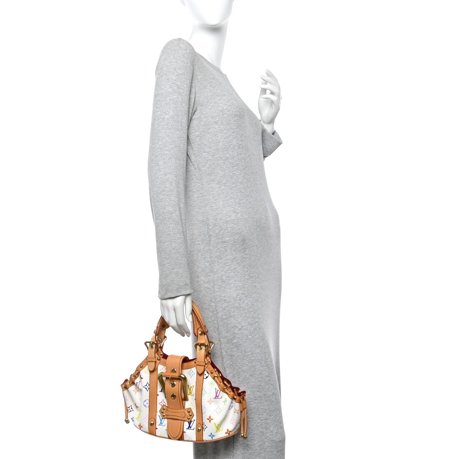 Louis Vuitton Monogram Multicolor Theda GM White 2 of 10