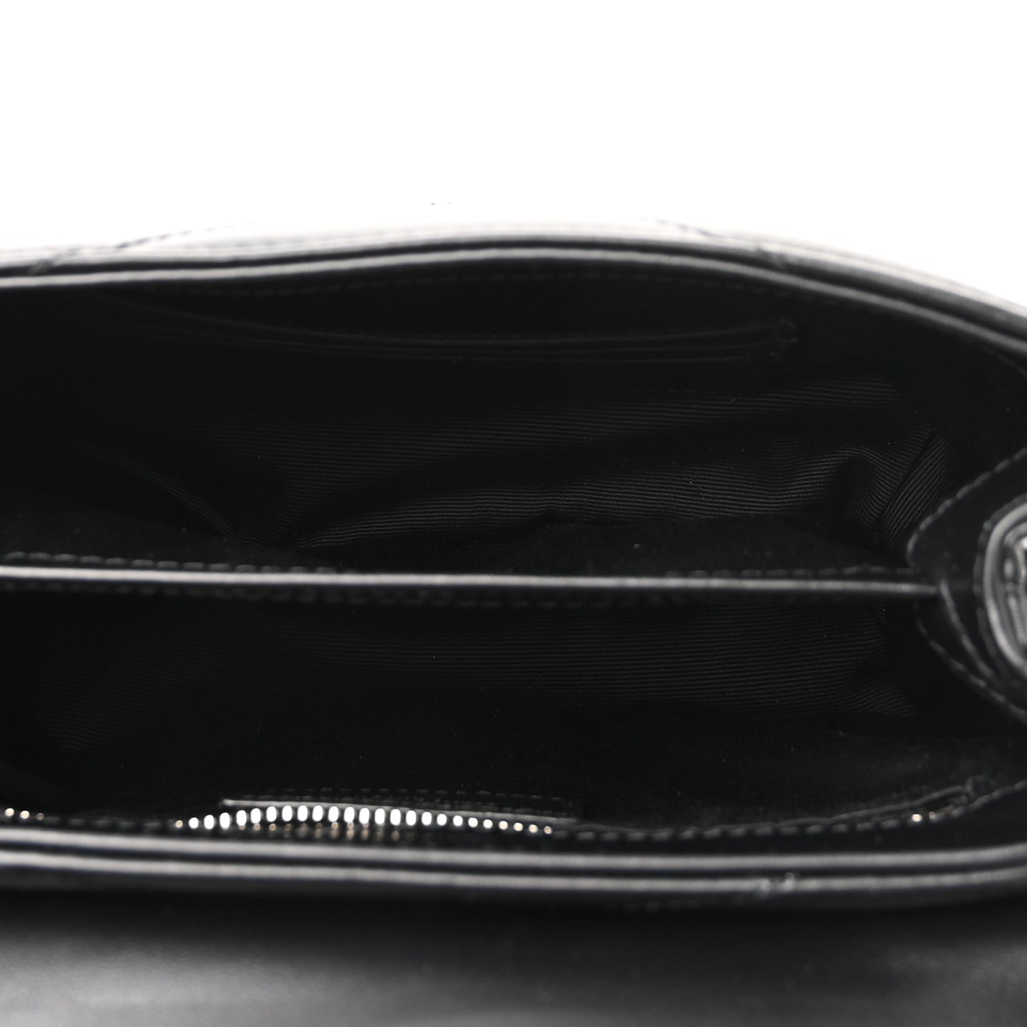 Calfskin Y Quilted Monogram Toy Loulou Crossbody Bag Black