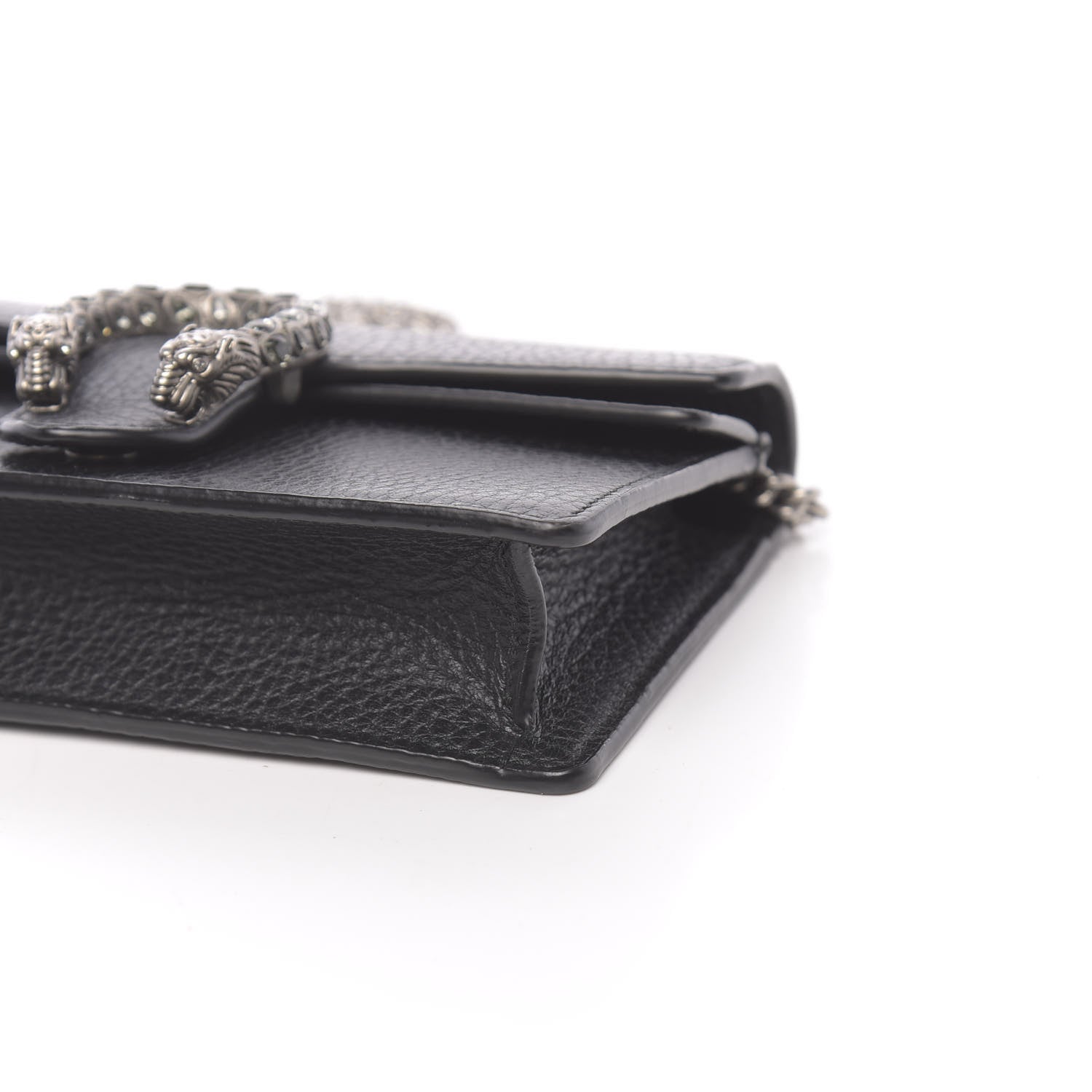 Gucci Calfskin Super Mini Dionysus Shoulder Bag Black 8 of 10