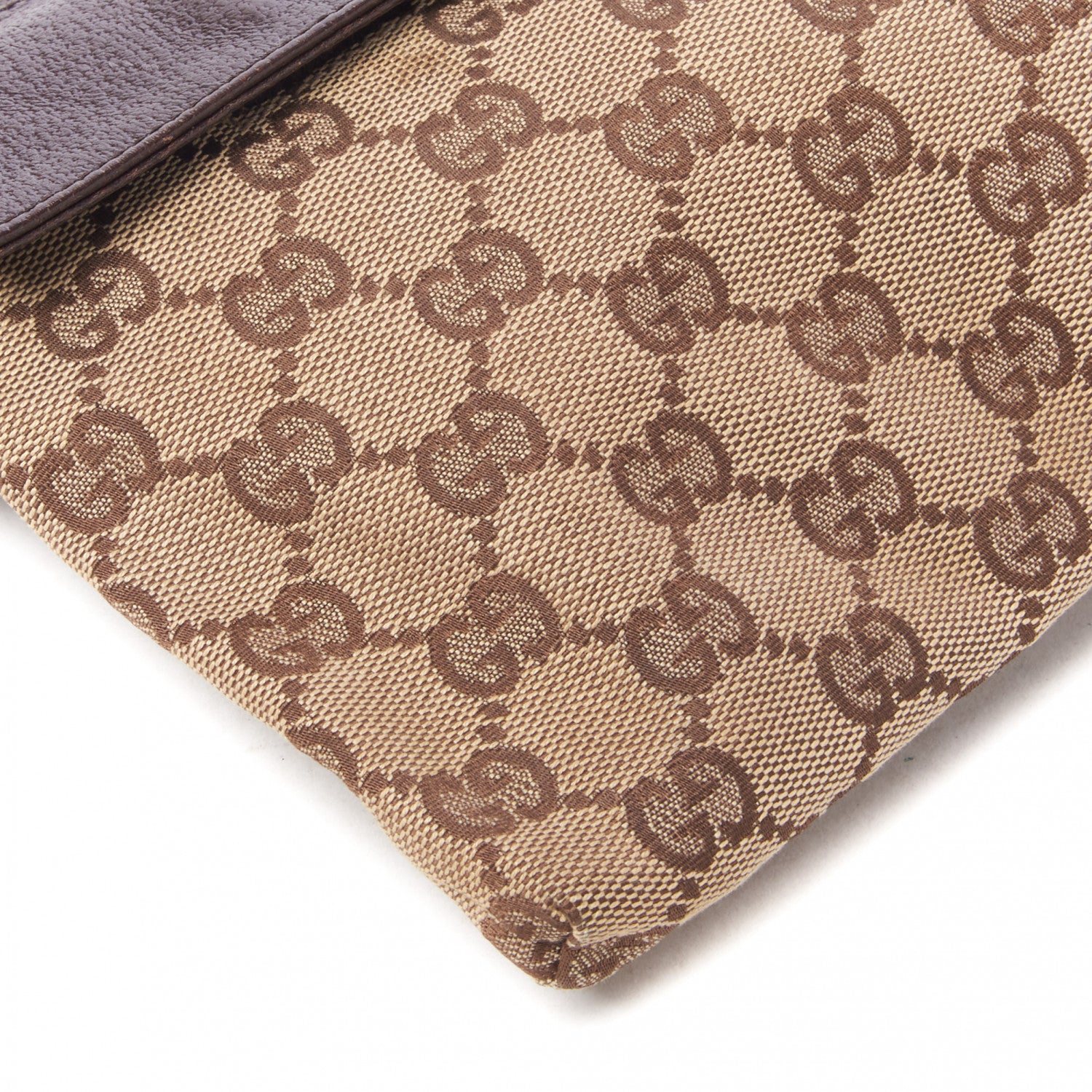 Gucci GG Monogram Double Pocket Belt Bag Dark Brown 5 of 8