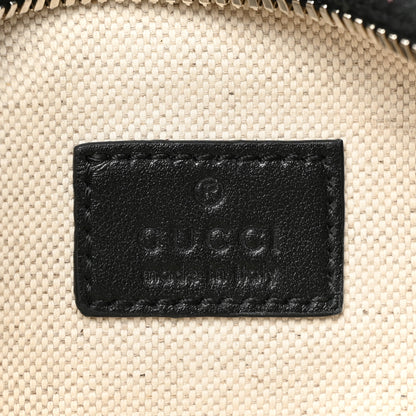 Gucci Calfskin GG Tennis Embossed Belt Bag Black 6 of 12