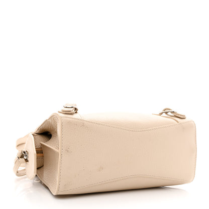 Balenciaga Grained Calfskin Neo Classic Silver Hardware Mini City Cream 4 of 11