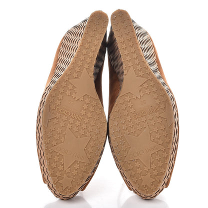 Jimmy Choo Suede Cork Pacific 120 Wedge Sandals 39 Canyon 7 of 10