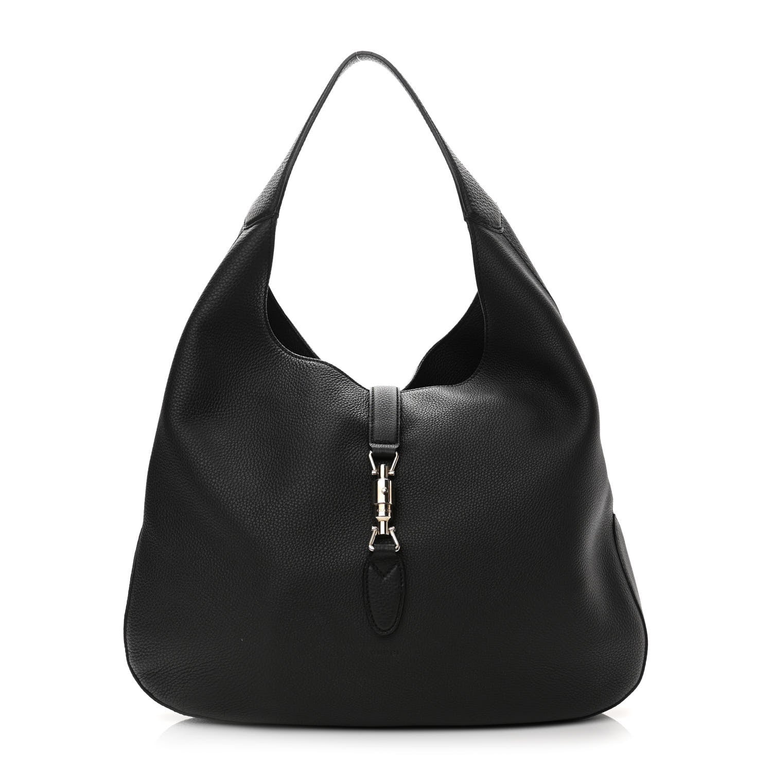 Gucci Soft Grained Calfskin Large Jackie Hobo Black 3 of 15