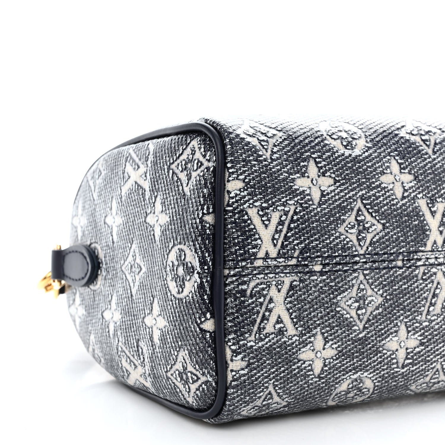 Louis Vuitton Monoglam Speedy Bandouliere 20 Blue 8 of 9