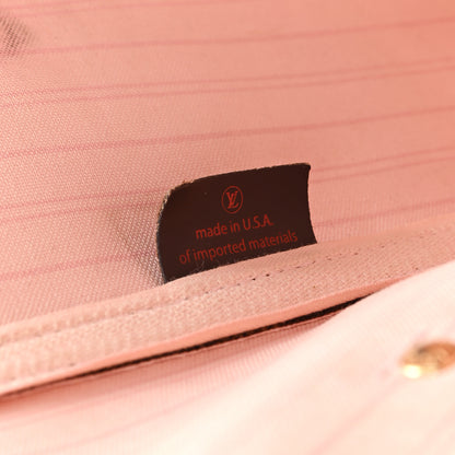 Louis Vuitton Damier Ebene Neo Neverfull MM Rose Ballerine 8 of 12