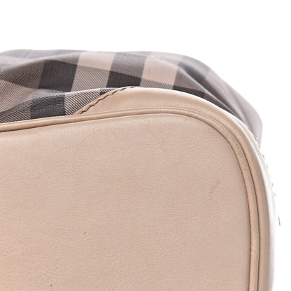 Burberry Smoked Check Medium Weatherby Hobo Trench 15 of 16