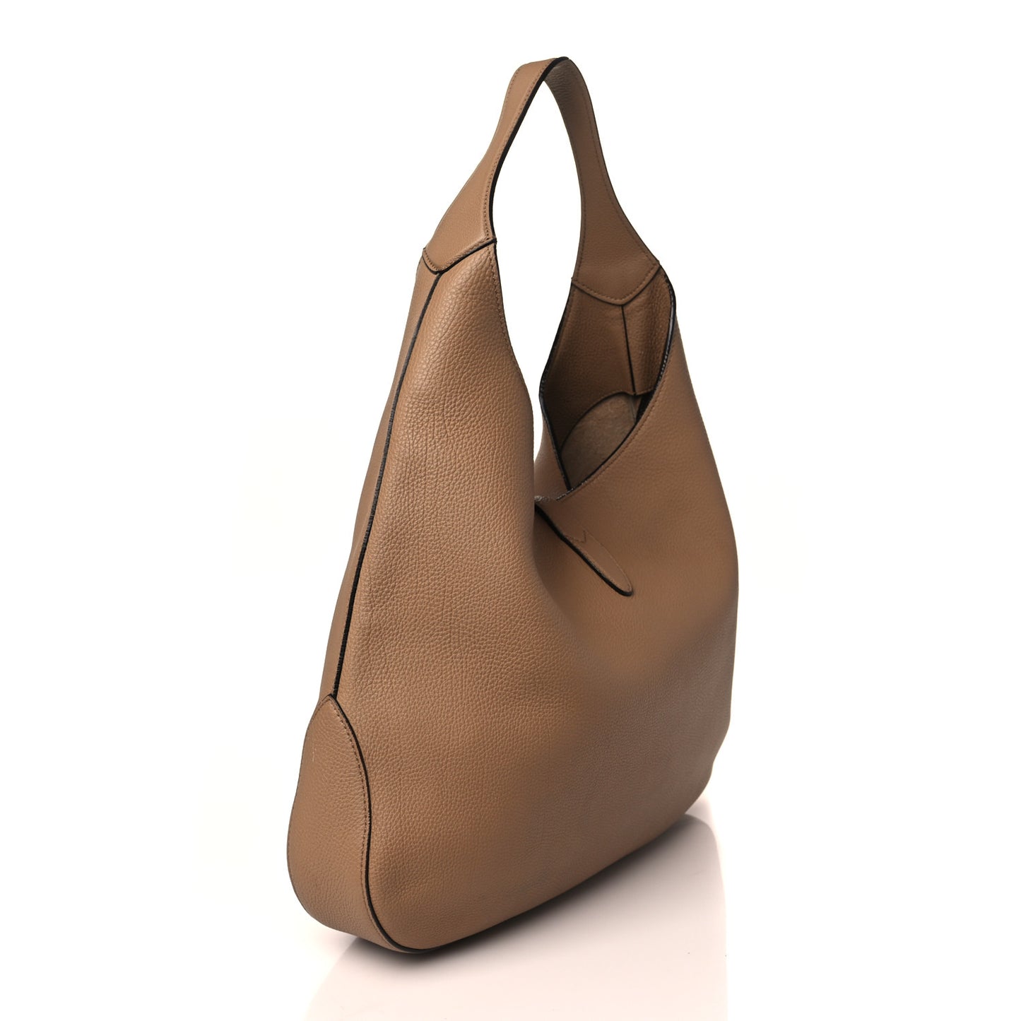 Soft Grained Calfskin Large Jackie Hobo Classic Camel