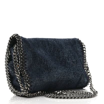 Stella McCartney Shaggy Deer Falabella Crossbody Bag Navy 3 of 8