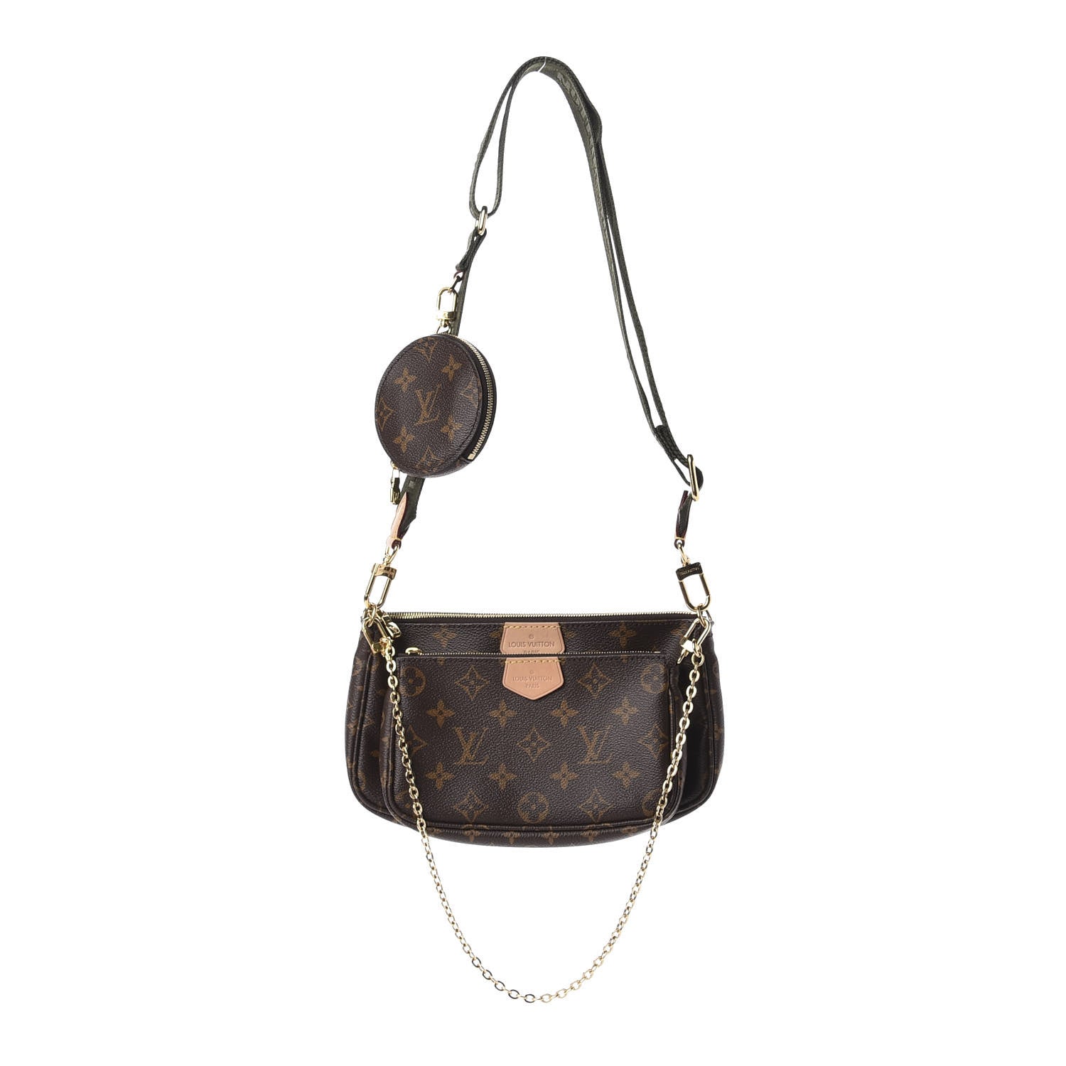 Louis Vuitton Monogram Multi Pochette Accessories Kaki 1 of 14