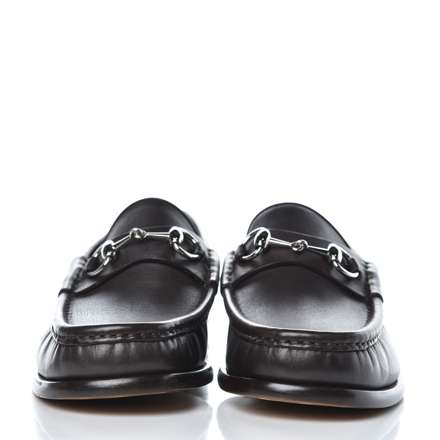 Calfskin Mens 1953 Horsebit Loafers 7 Marrone
