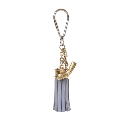 Louis Vuitton Calfskin Tassel Bow Bag Charm Blue 1 of 4