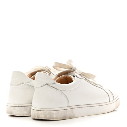 Christian Louboutin Calfskin Vieira Flat Sneakers 37 White 4 of 7