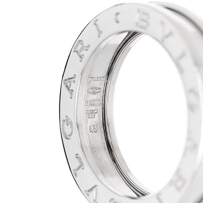 Bulgari 18K White Gold B.Zero1 One-Band Ring 48 4.5 4 of 4
