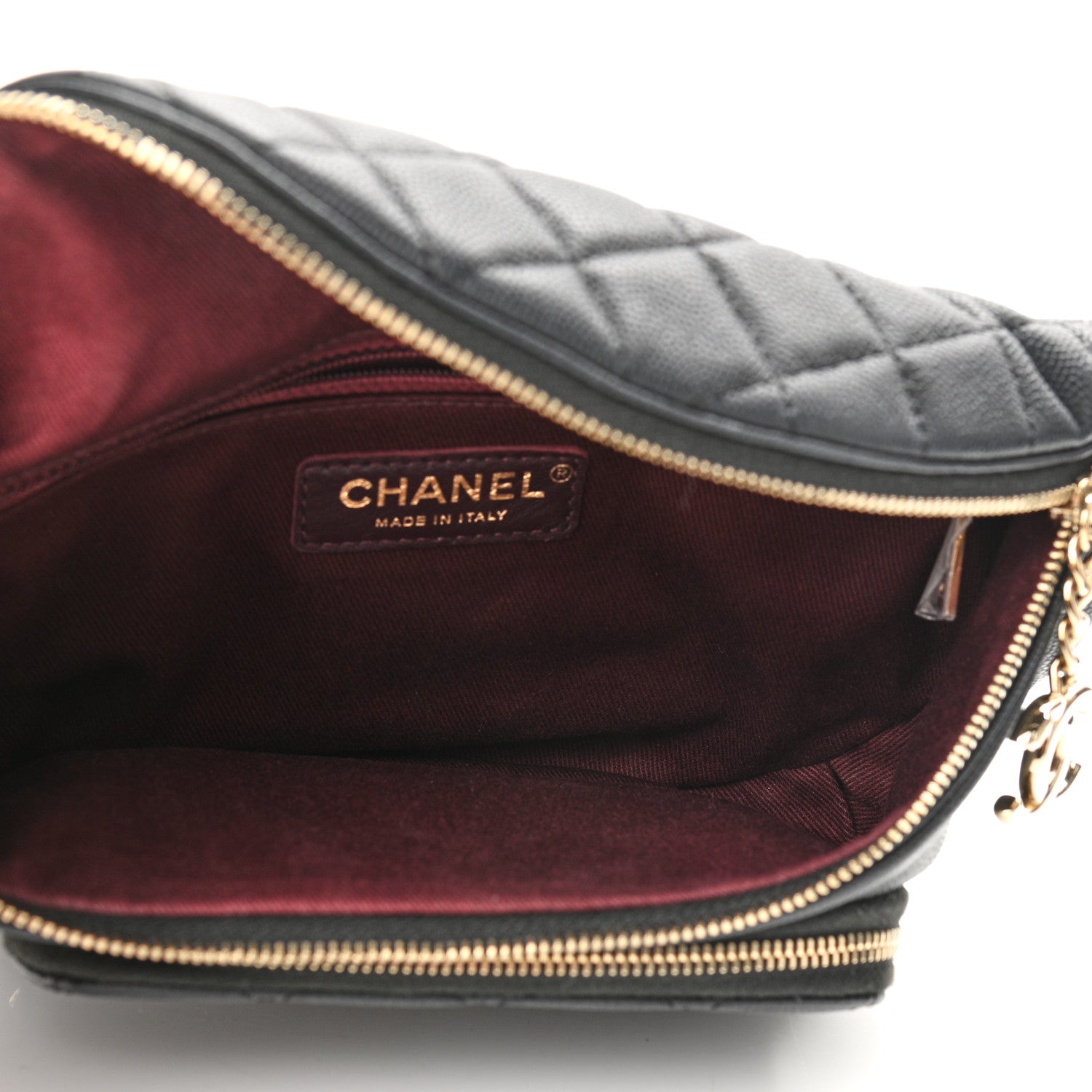 Chanel Caviar Quilted Business Affinity Waist Belt Bag Black 5 of 11