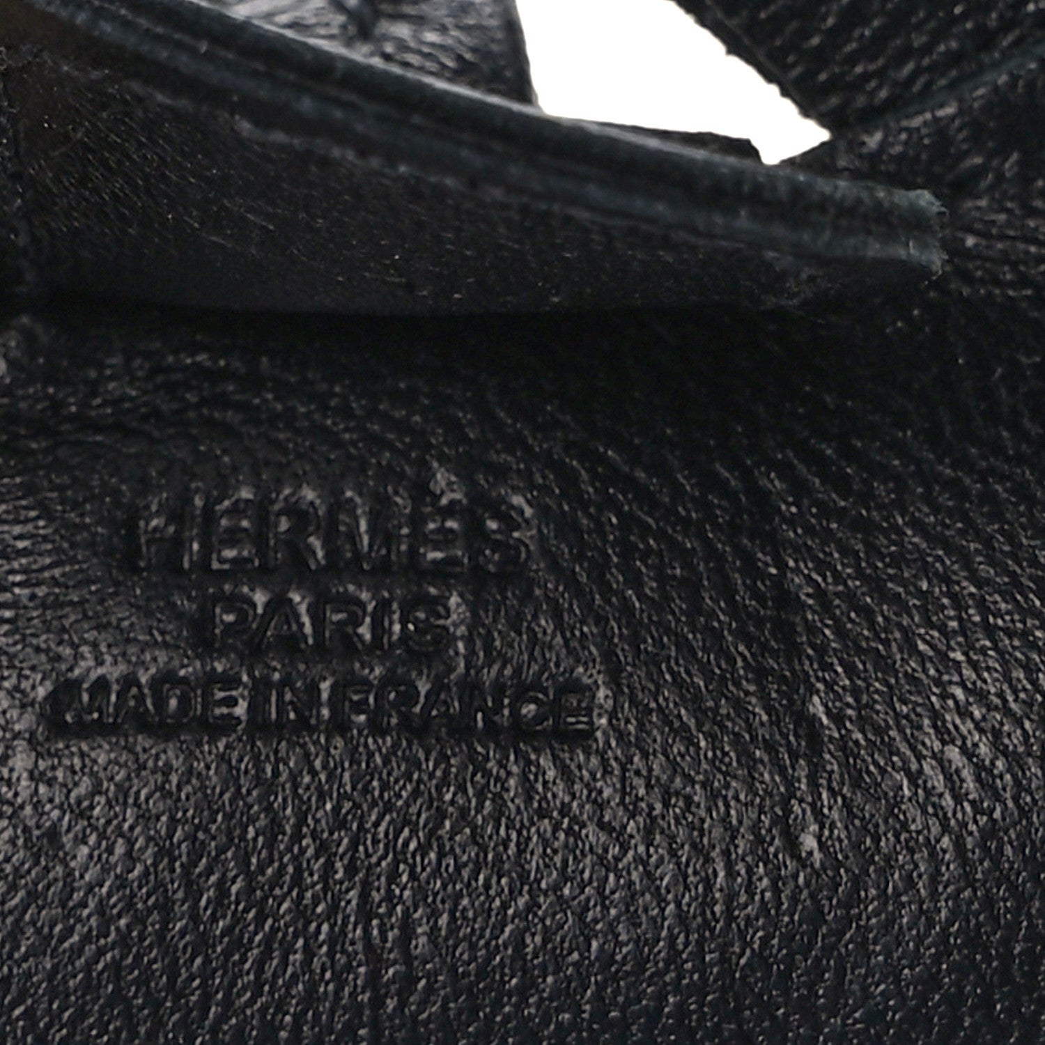 Hermes Milo Lambskin Grigri Rodeo Horse Bag Charm PM So Black 2 of 4