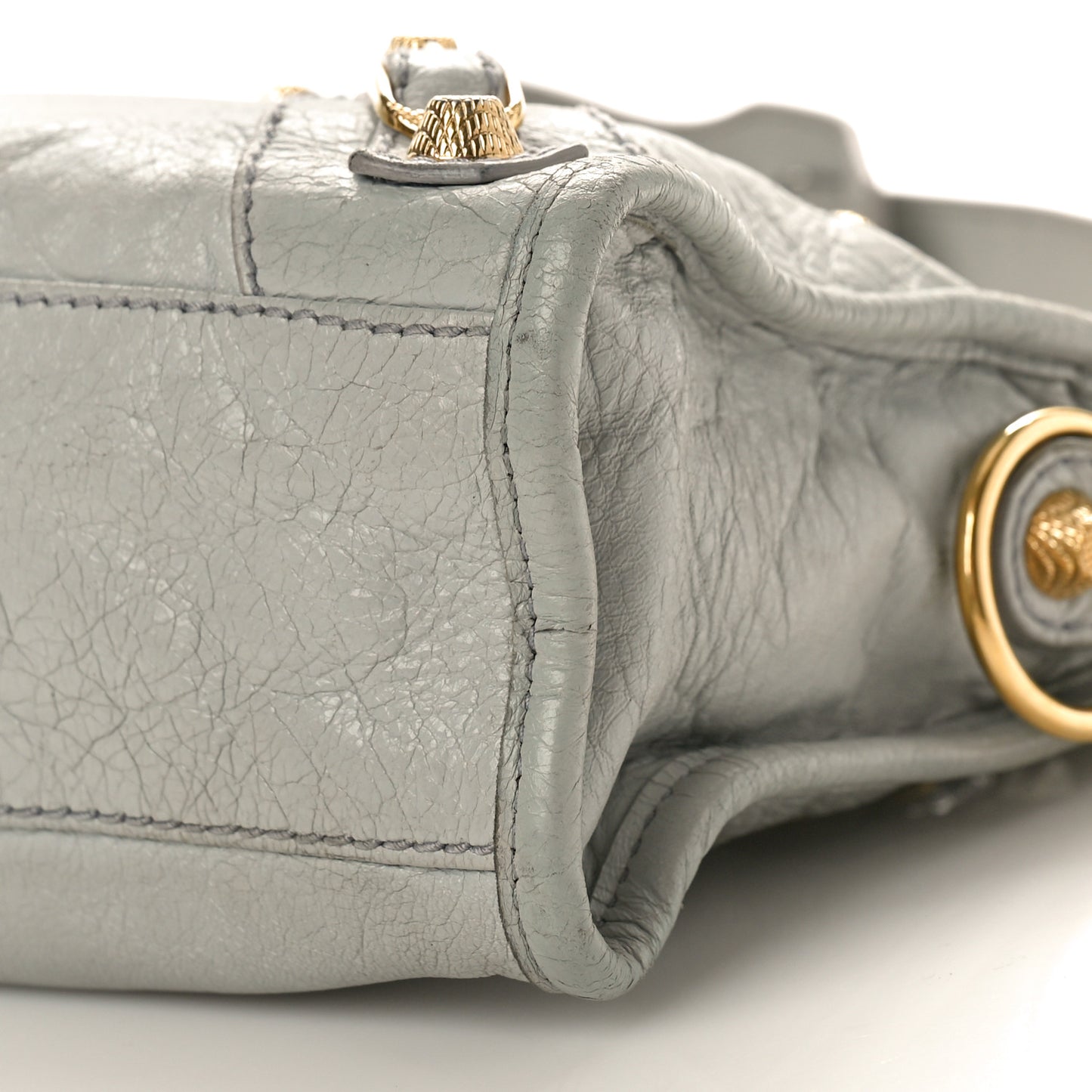 Agneau Giant 12 Gold Hardware Mini City Gris Melange