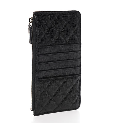 Chanel Caviar Quilted Classic Flat Wallet Pouch So Black 3 of 8
