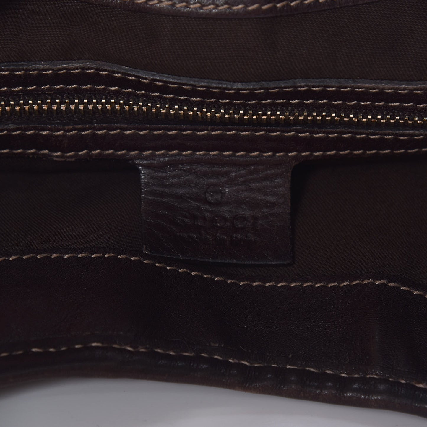 Monogram Web Jackie O Bouvier Hobo Dark Brown