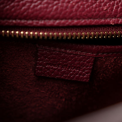 Celine Drummed Calfskin Nano Luggage Plum 6 of 12