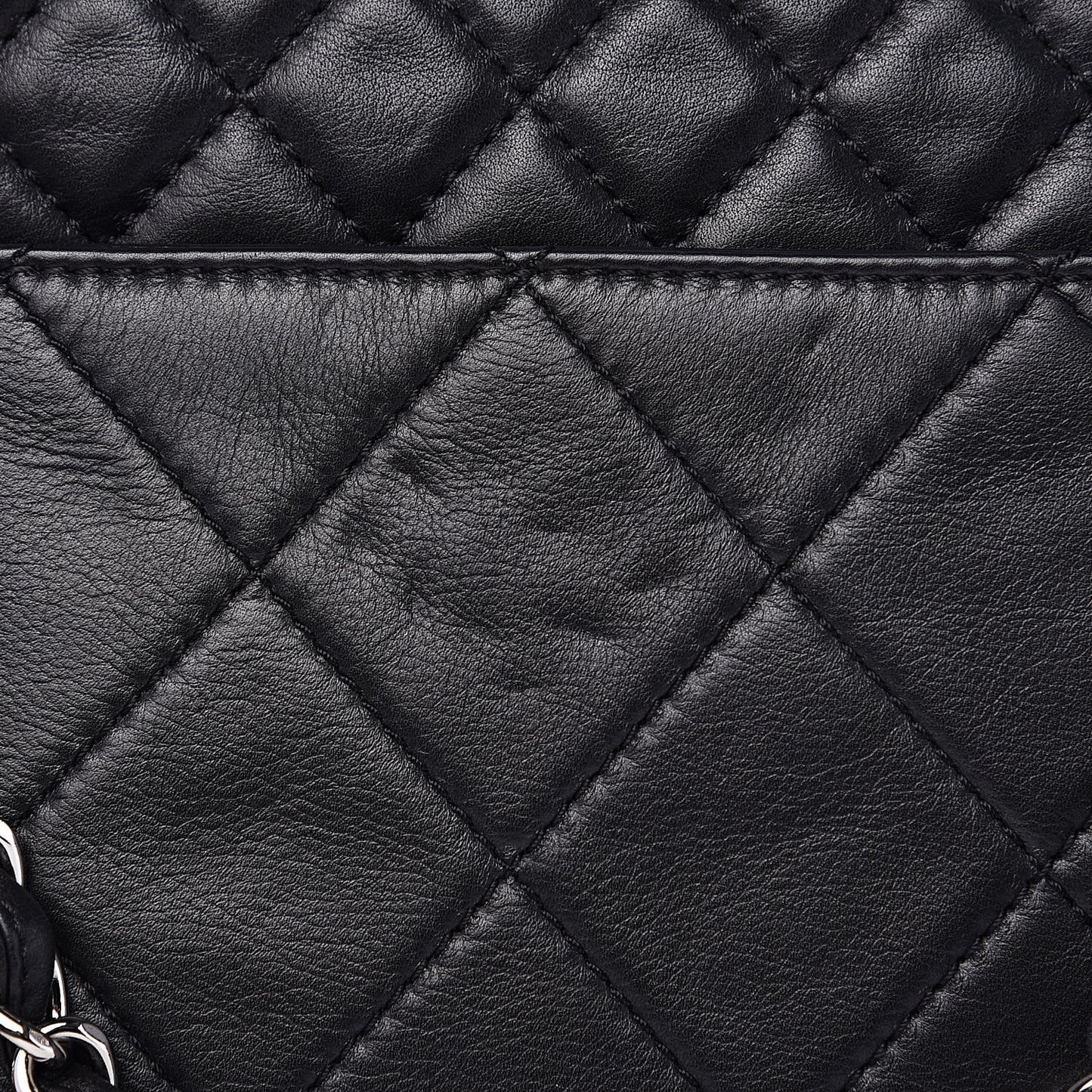 Calfskin Quilted In The Business Flap Bag Black