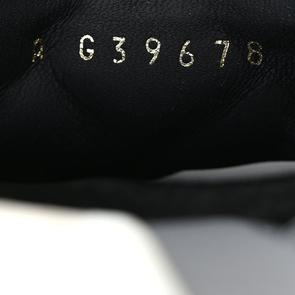 Chanel Lambskin Quilted CC Mules Wedge Sandals 36 Black 7 of 9