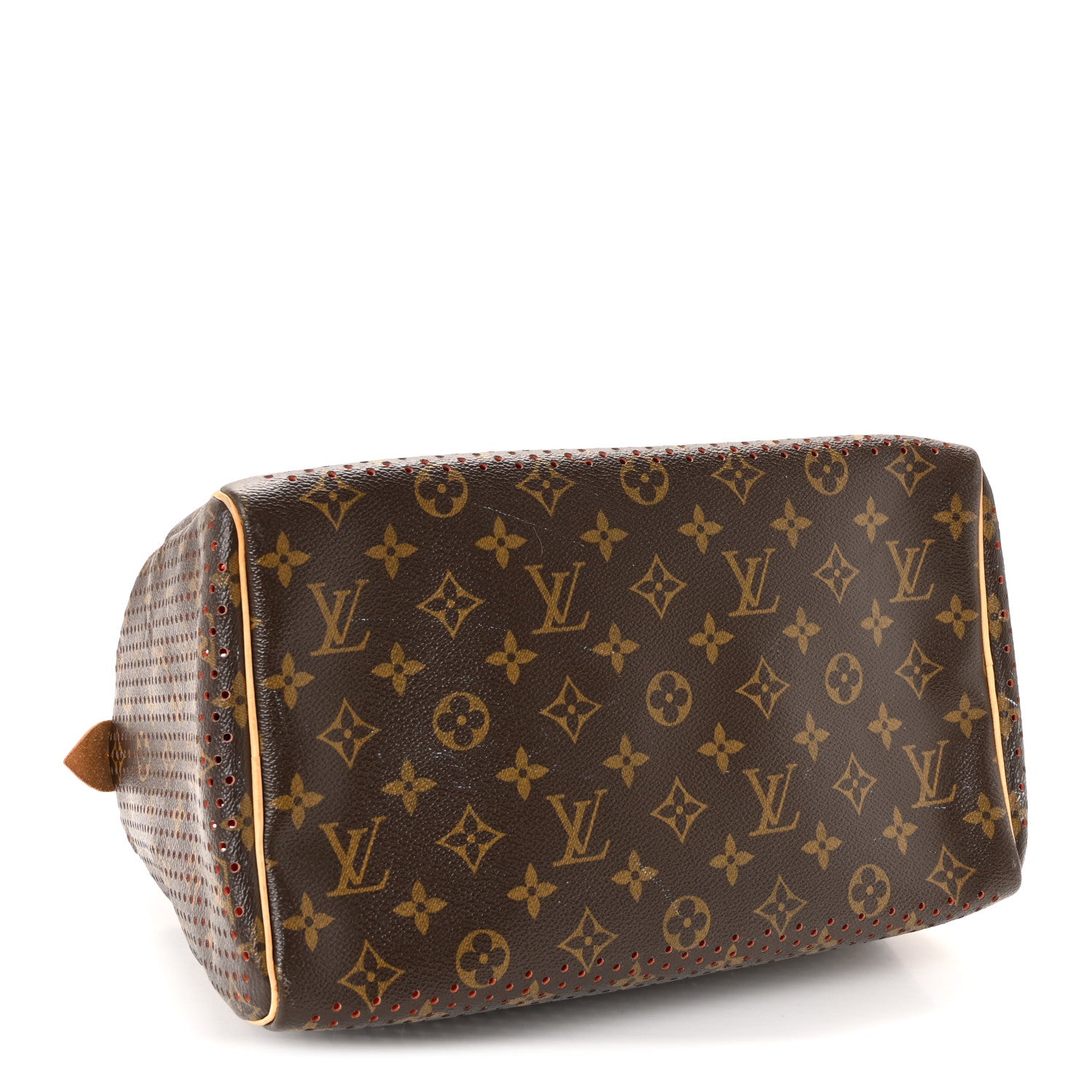 Louis Vuitton Monogram Perforated Speedy 30 Orange 7 of 17