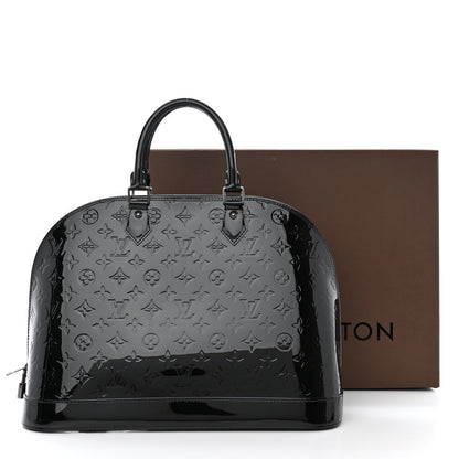 Louis Vuitton Vernis Alma GM Noir Magnetique 11 of 11