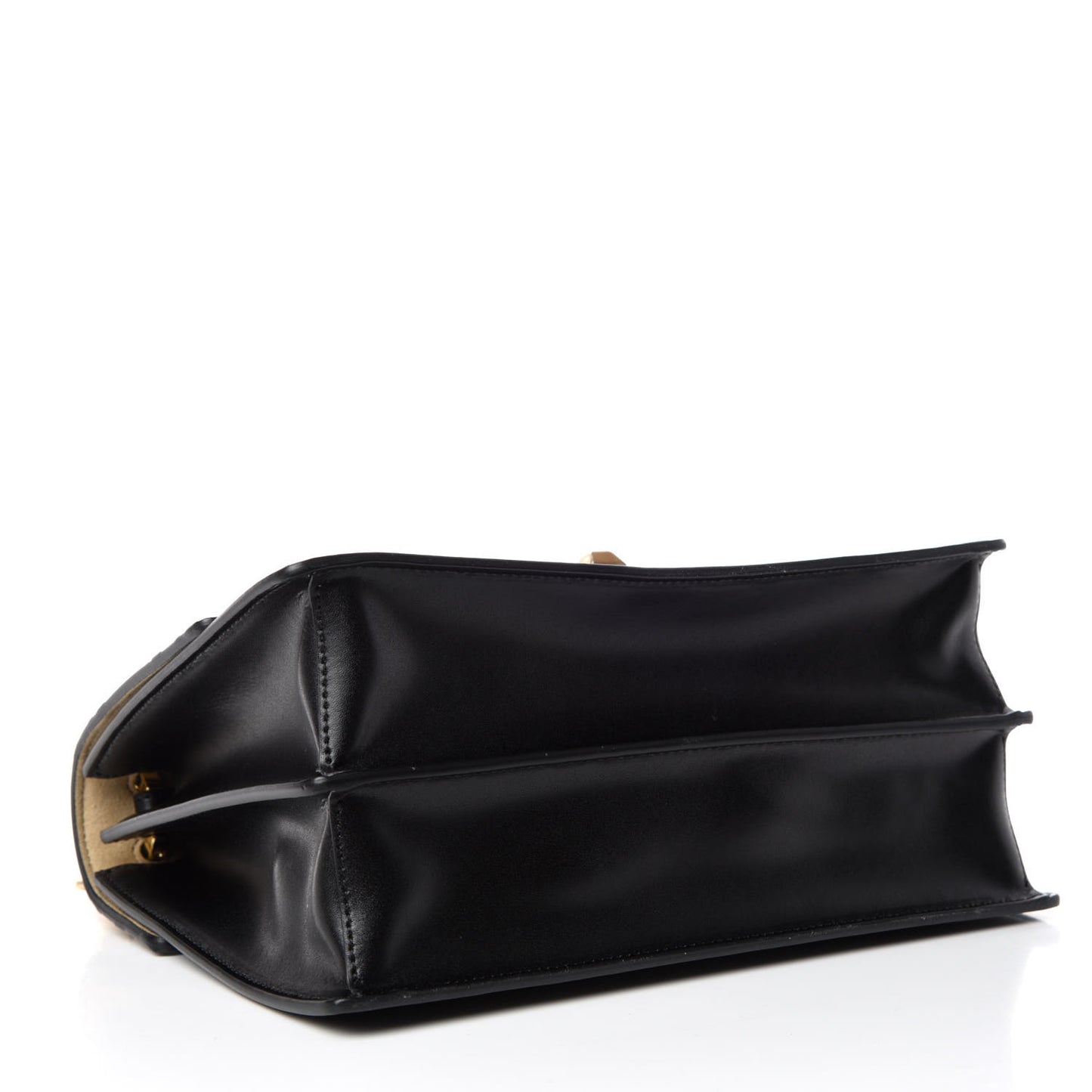 Vitello Liberty FF 1974 Embossed Kan I Shoulder Bag Black