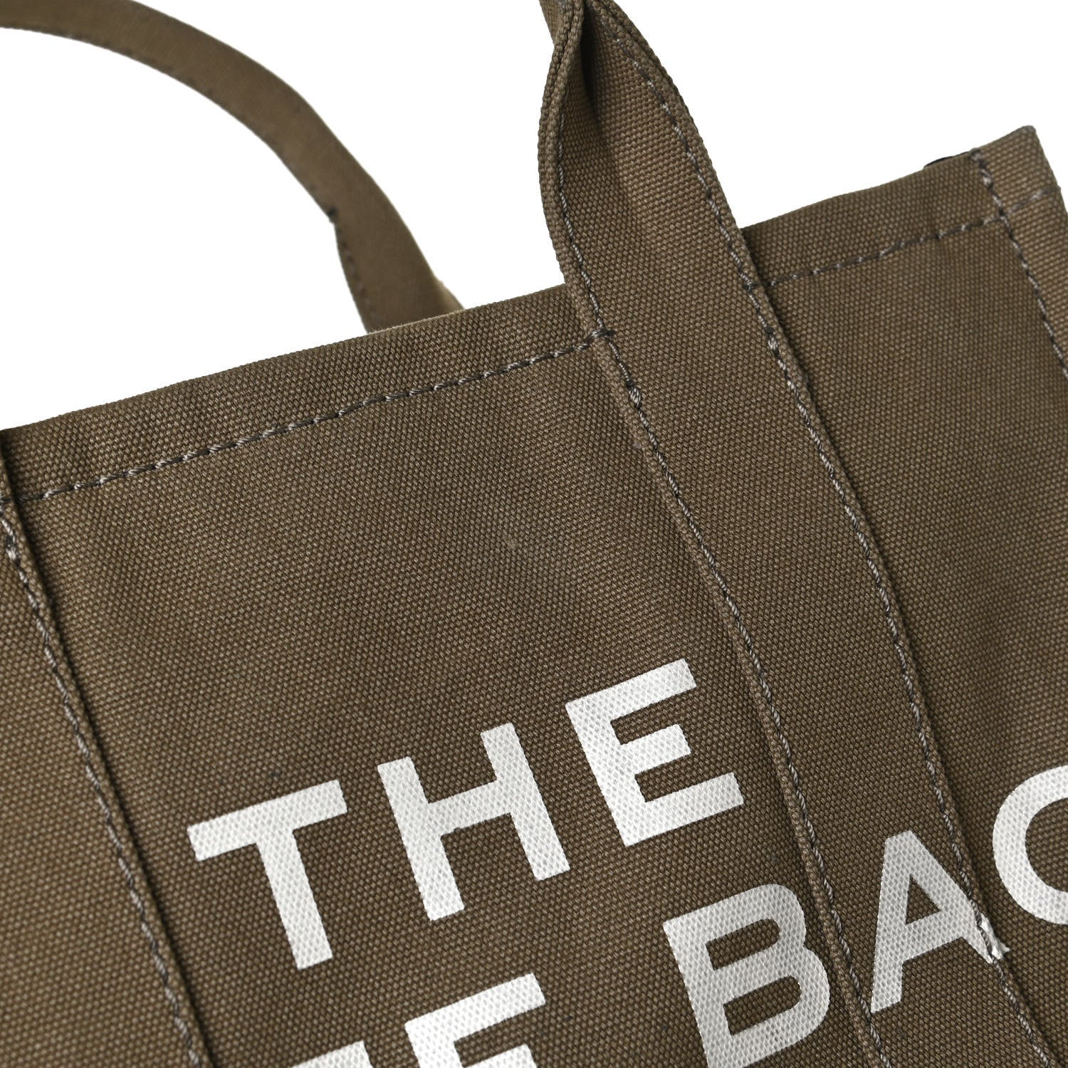 Marc Jacobs Cotton Canvas Medium The Traveler Tote Bag Slate Green 12 of 13
