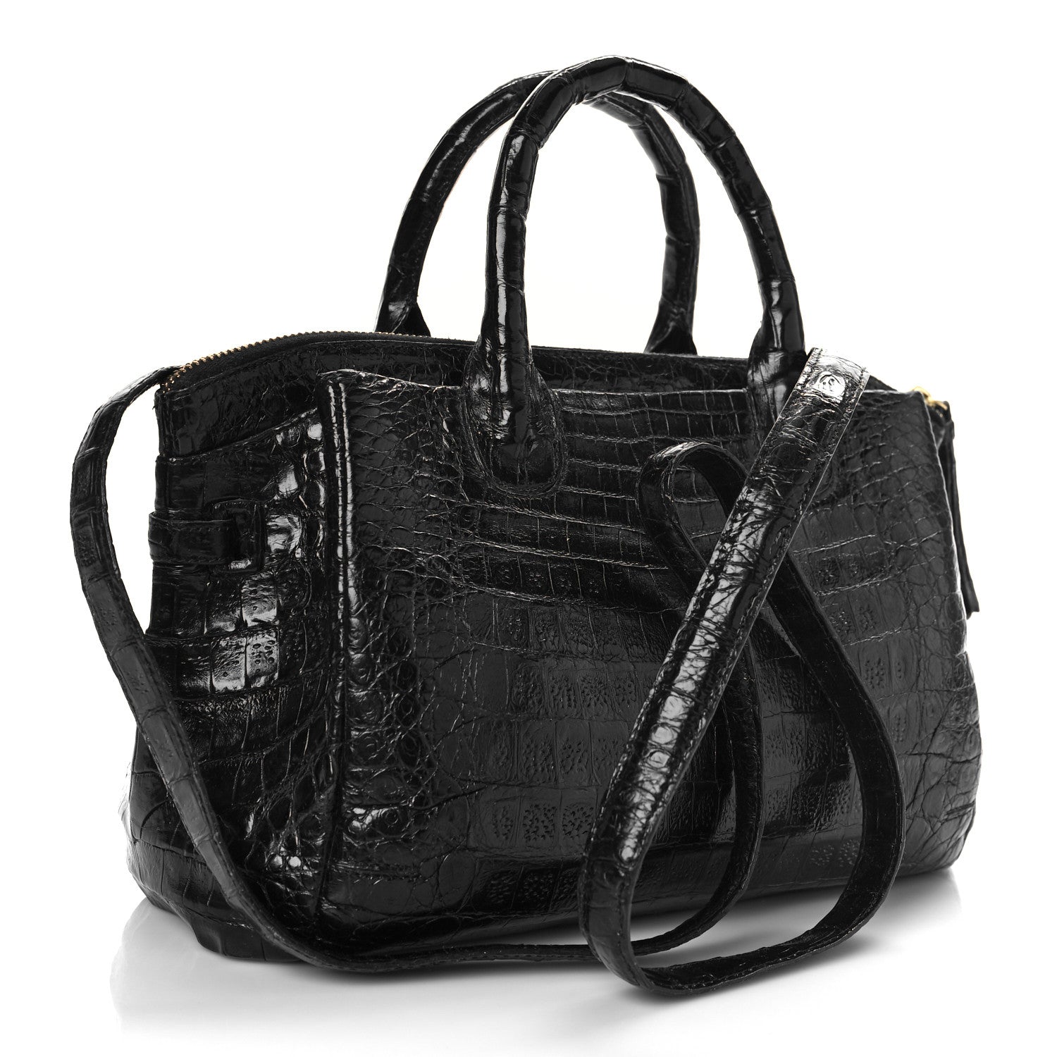 Nancy Gonzalez Crocodile Cristina Satchel Black 3 of 10