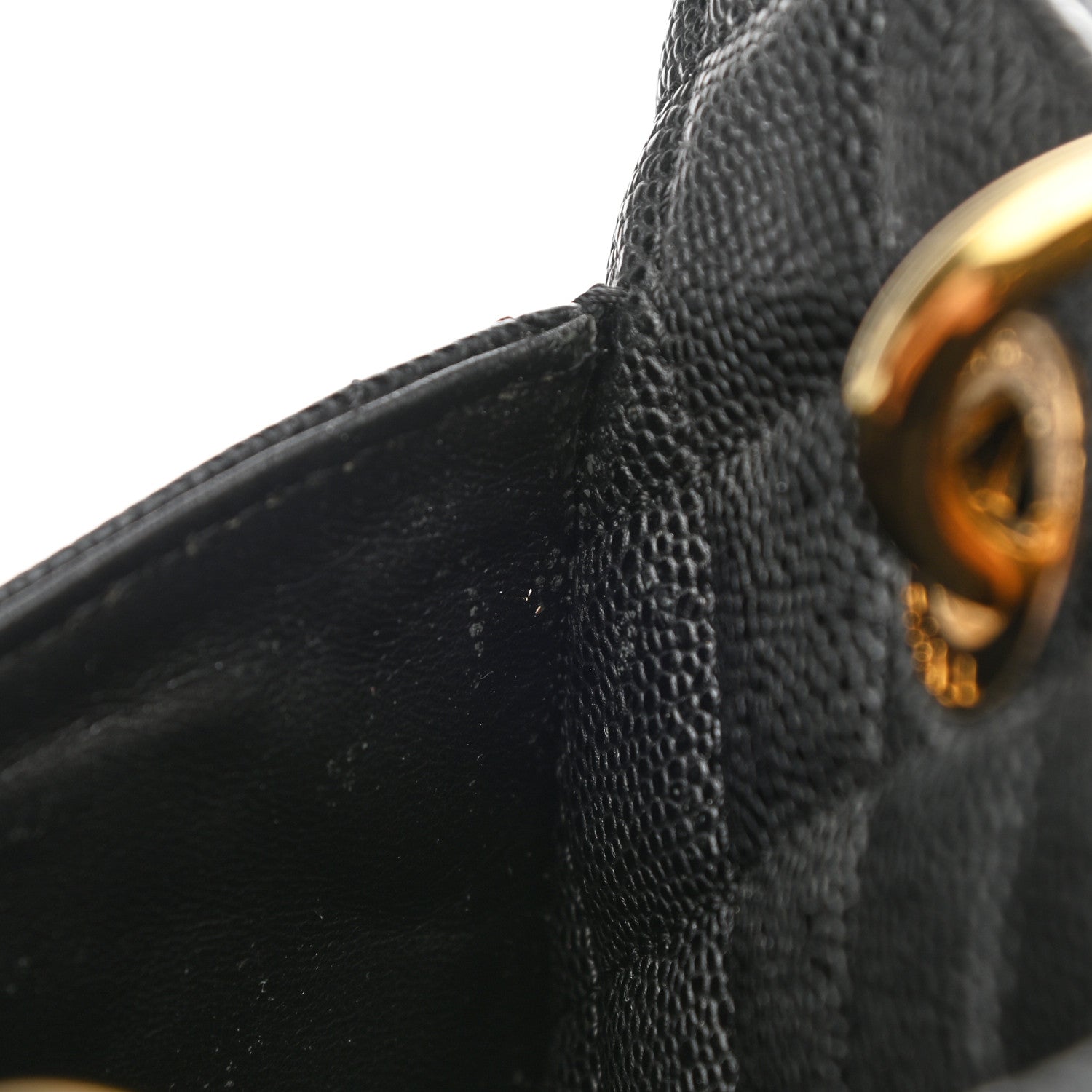 Chanel Caviar Quilted Grand Shopping Tote GST Black 12 of 12