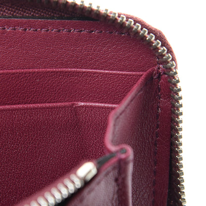 Gucci Crocodile Zip Around Card Case Cherry Gloss 9 of 16