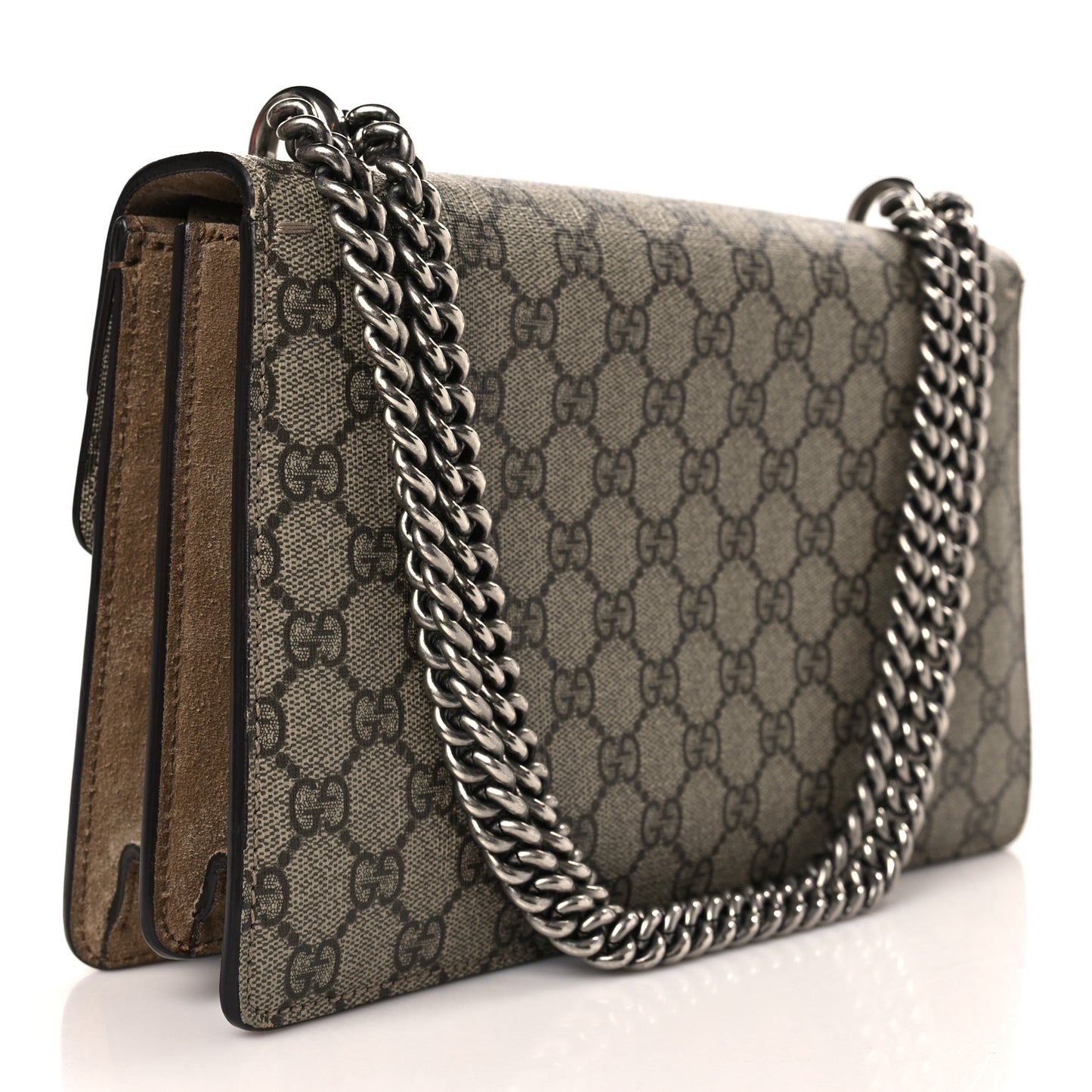 GG Supreme Monogram Small Dionysus Shoulder Bag Taupe
