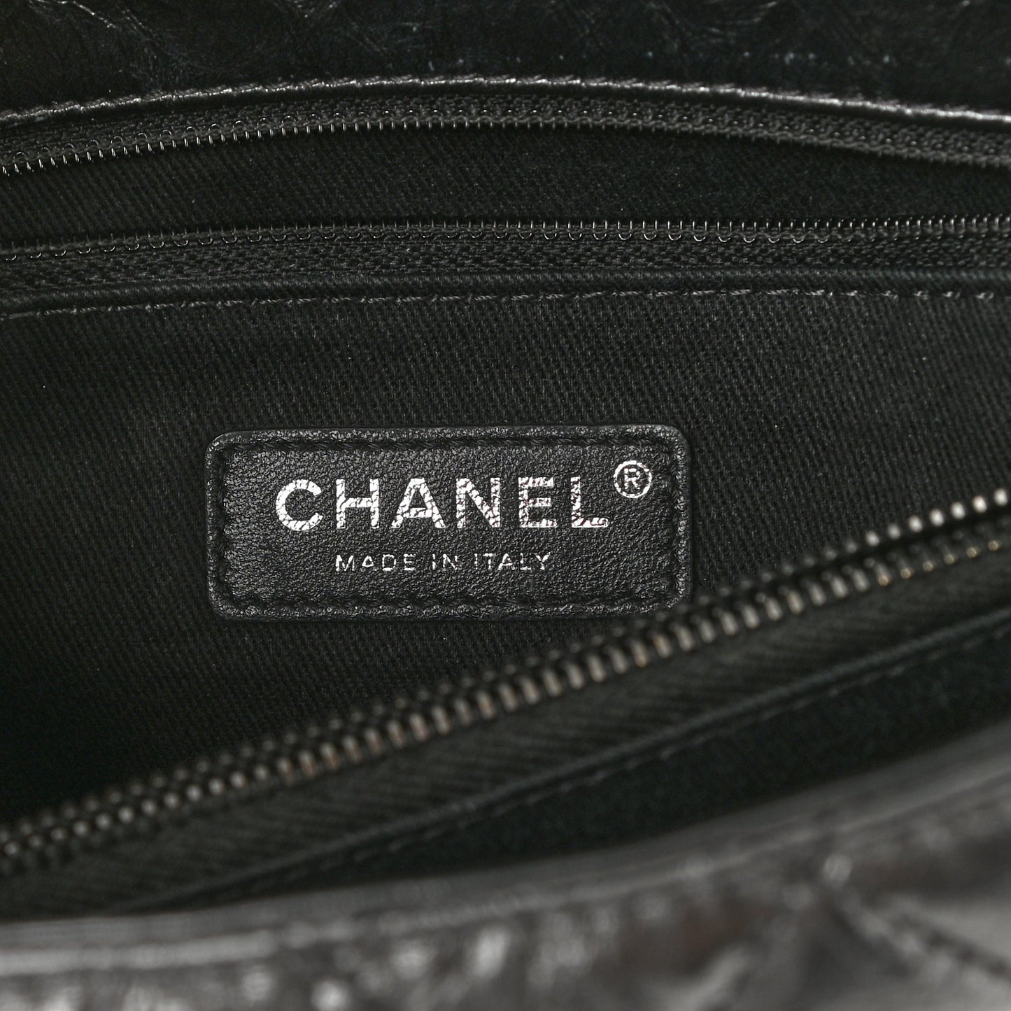 Aged Calfskin Quilted Small Coco Handle Flap So Black