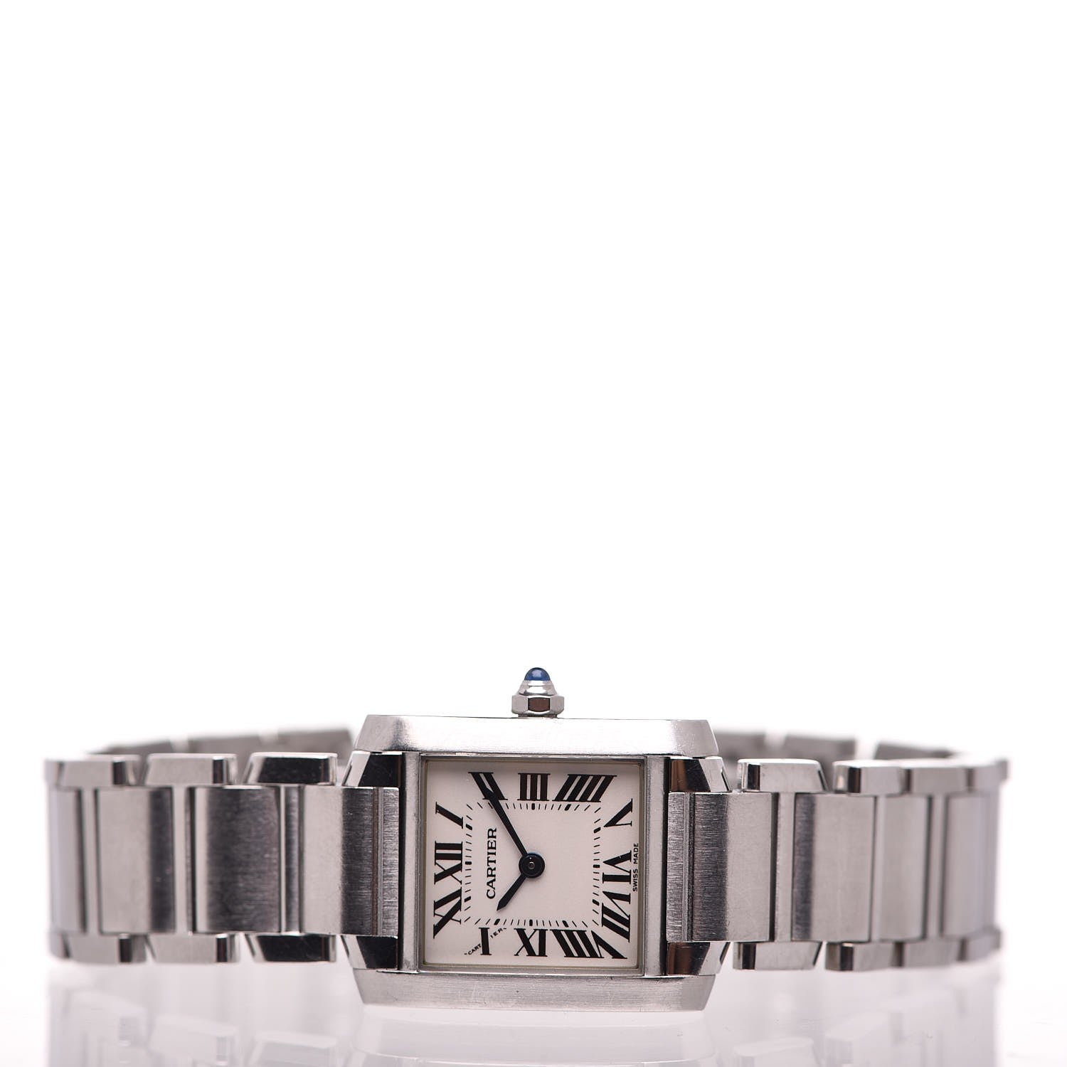 Cartier Stainless Steel 20mm Tank Francaise Quartz Watch 3 of 6