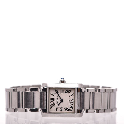 Cartier Stainless Steel 20mm Tank Francaise Quartz Watch 3 of 6