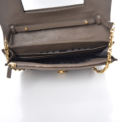 Proenza Schouler Lambskin PS1 Large Chain Wallet Smoke 5 of 9