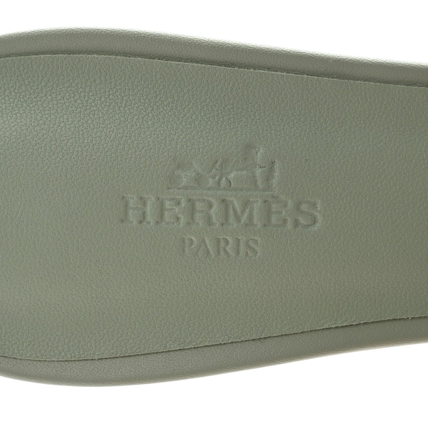 Calfskin Oasis Sandals 37 Vert D'eau