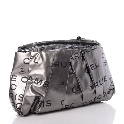 Chanel Coated Canvas Small Unlimited Clutch Dark Silver 3 of 7