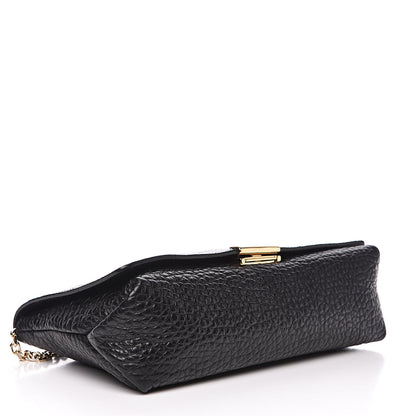 Burberry Signature Grain Medium Mildenhall Crossbody Bag Black 4 of 11