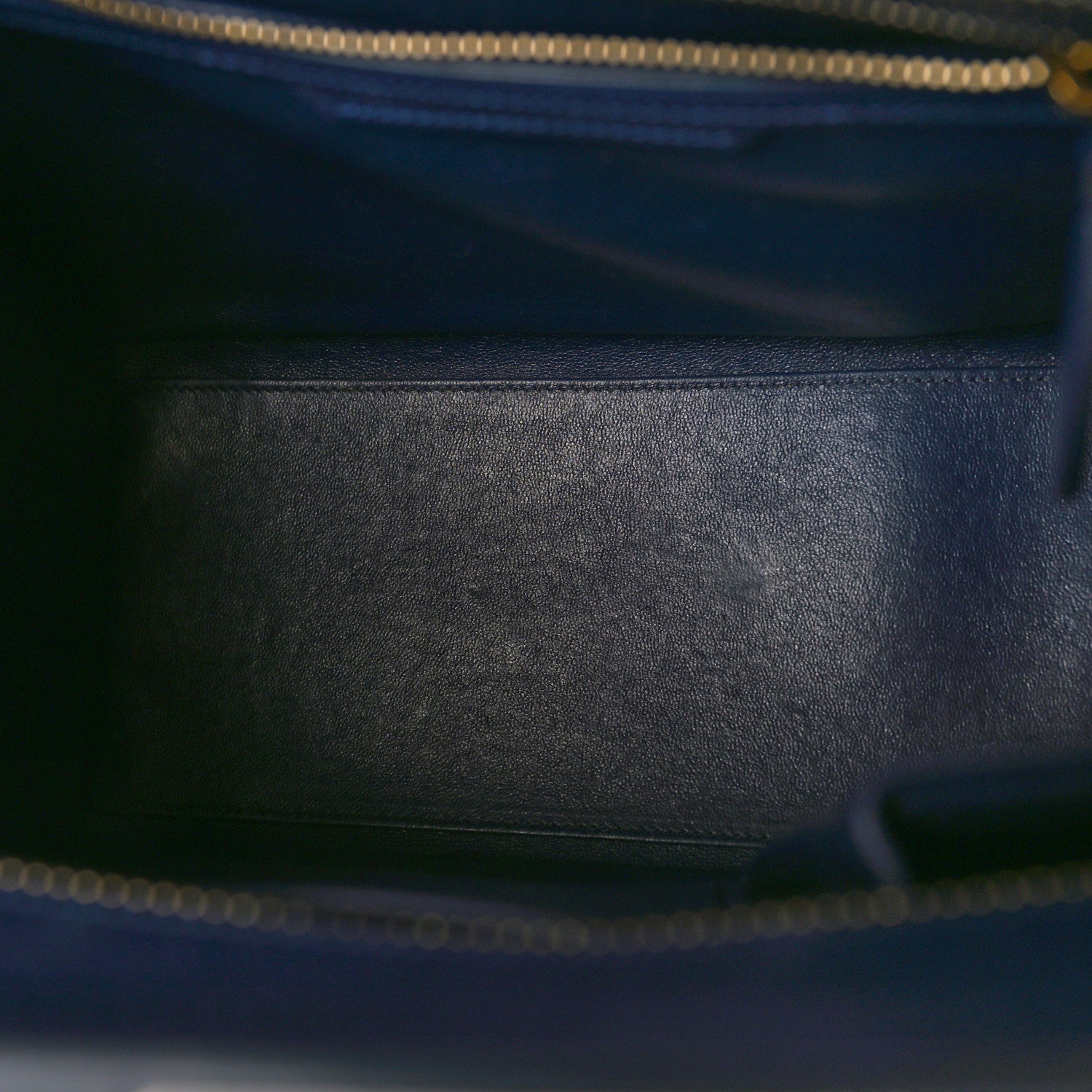 Celine Smooth Calfskin Micro Luggage Navy Blue 5 of 12