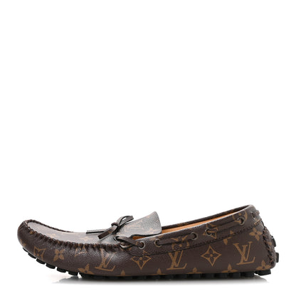 Louis Vuitton Monogram Mens Arizona Car Shoe Moccasin Loafers 12 1 of 8