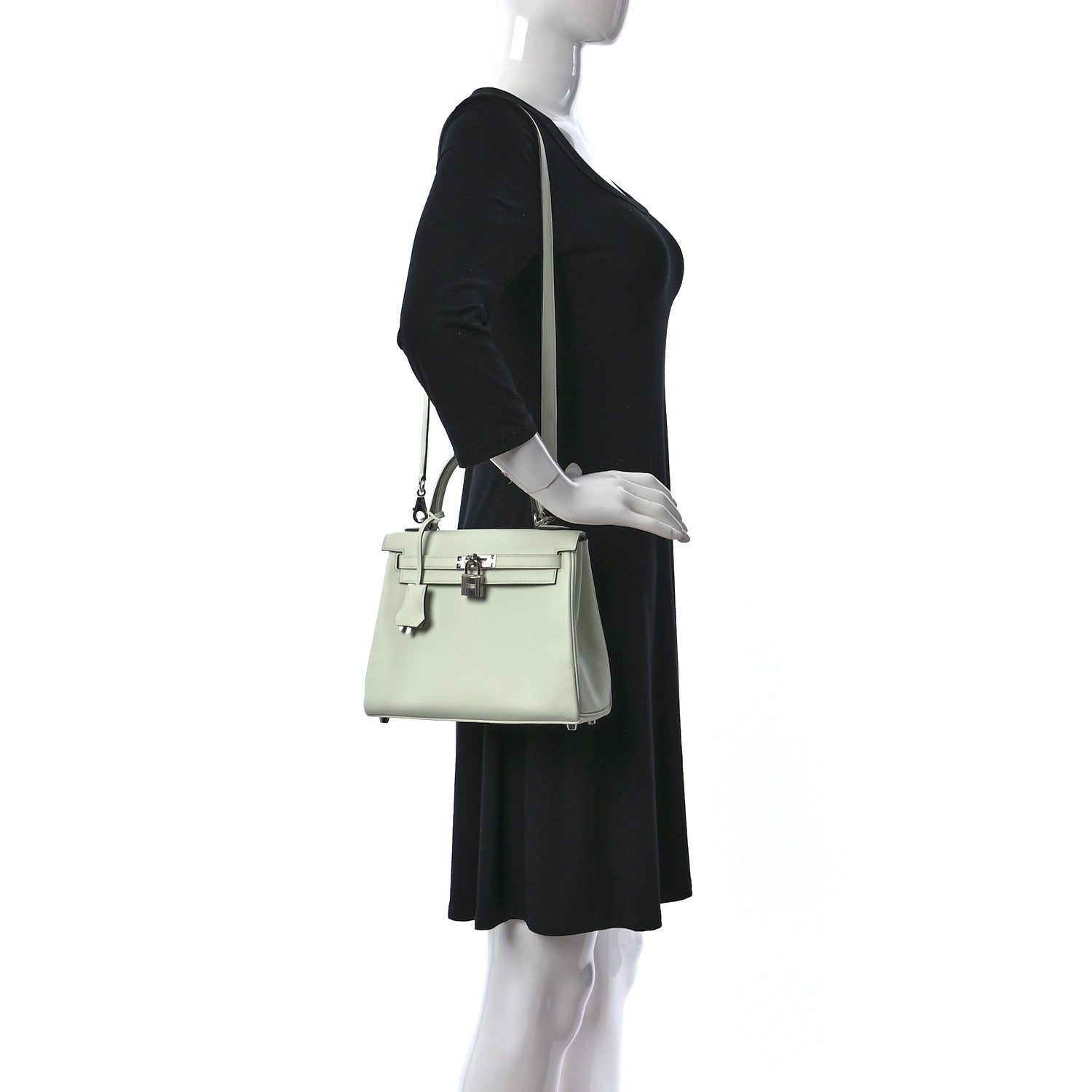 Hermes Swift Kelly Retourne 25 Vert Fizz 2 of 10