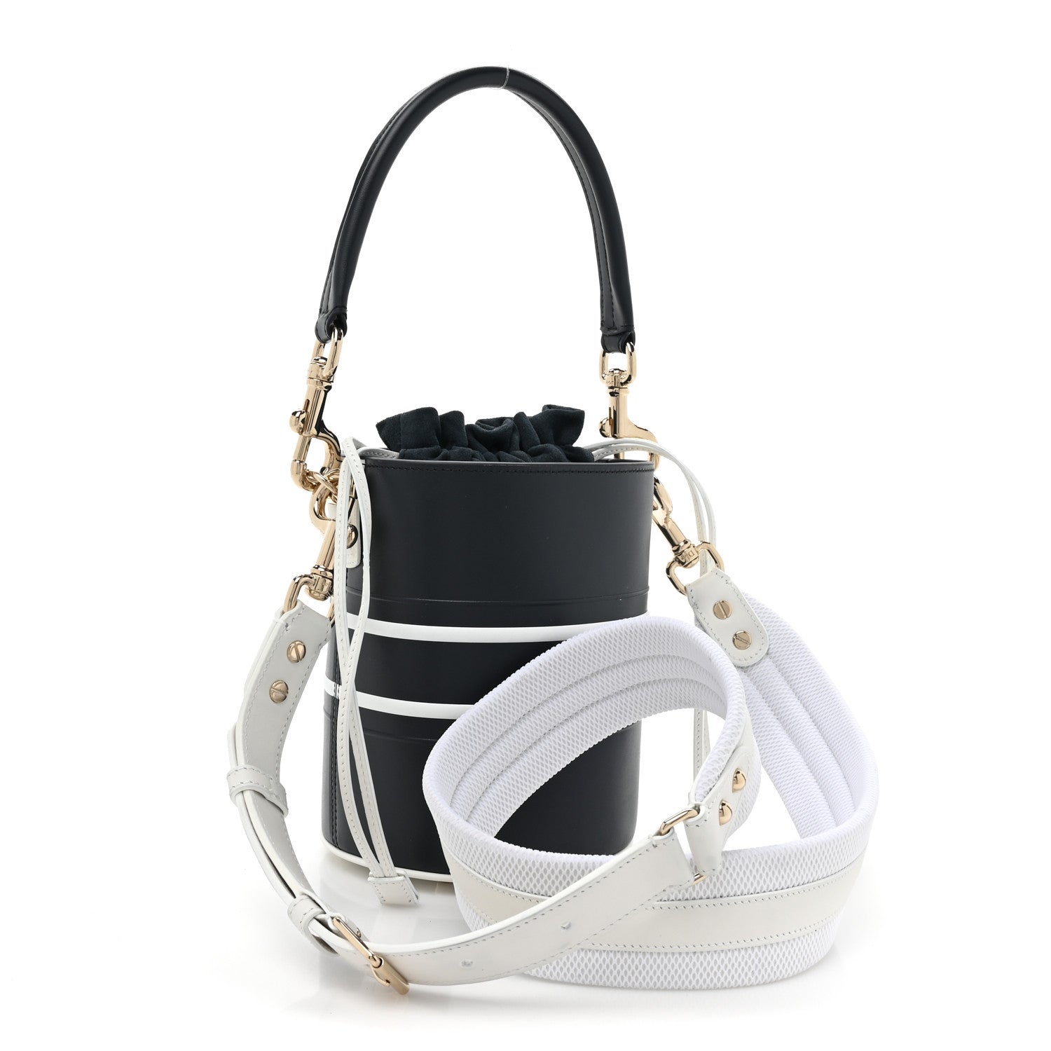 Christian Dior Calfskin Small Dior Vibe Bucket Blue 3 of 8