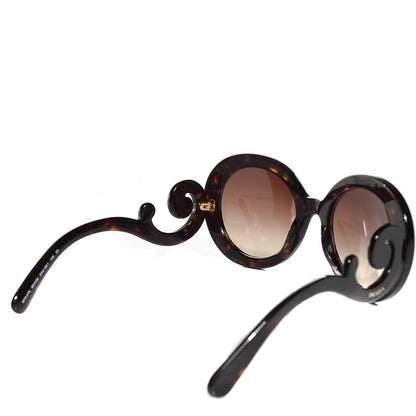 Prada Baroque SPR 27N Round Sunglasses Havana 2 of 5