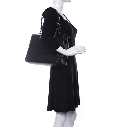 Chanel Caviar Quilted Grand Shopping Tote GST Black 2 of 11
