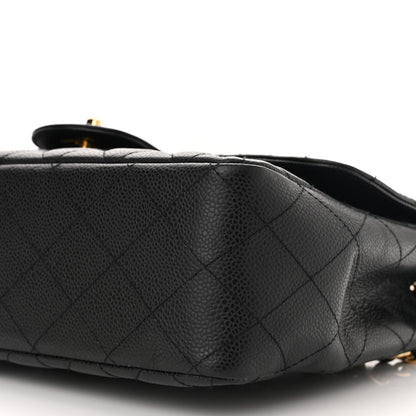 Chanel Caviar Quilted Jumbo Single Flap Black 10 of 11