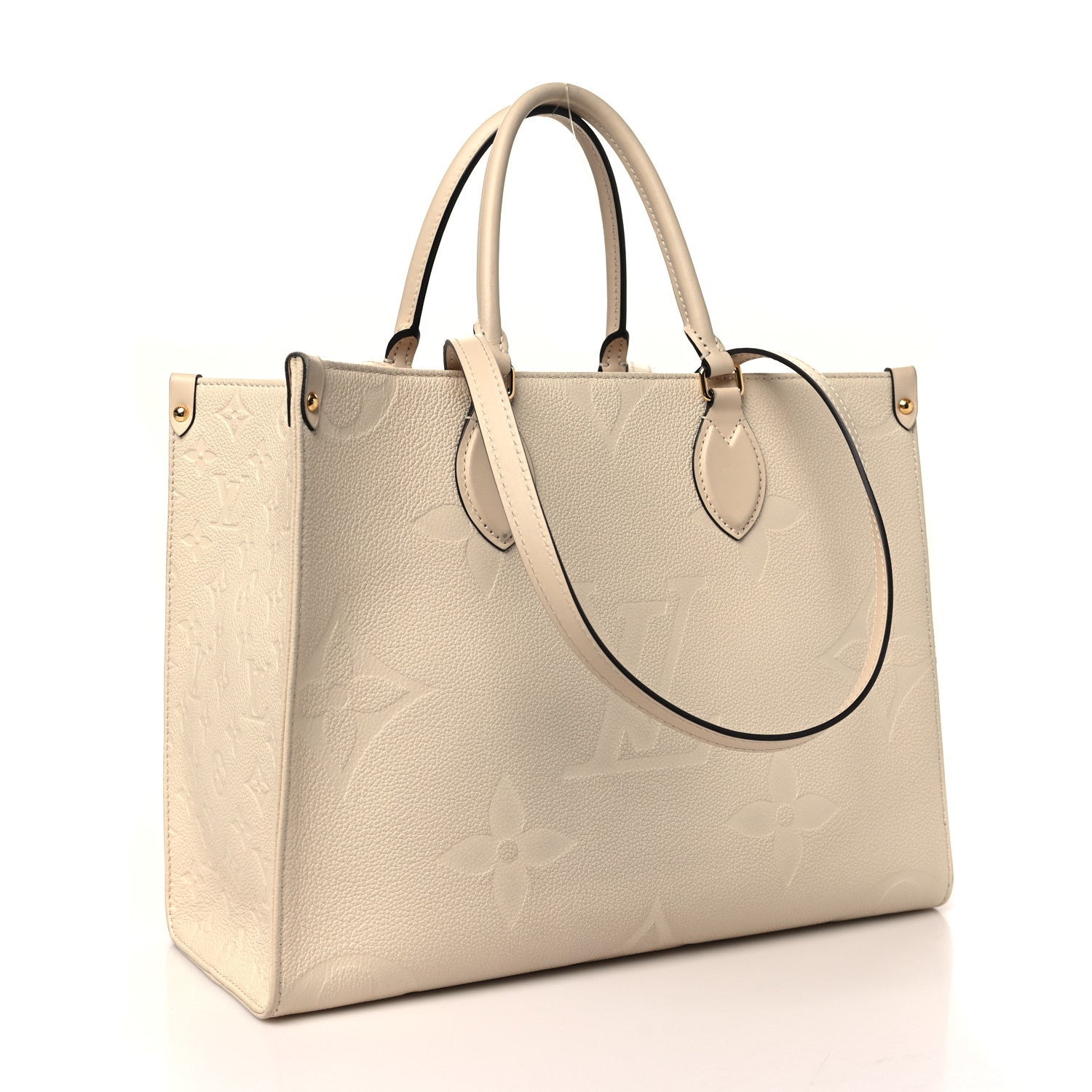 Louis Vuitton Empreinte Monogram Giant Onthego MM Creme 3 of 10